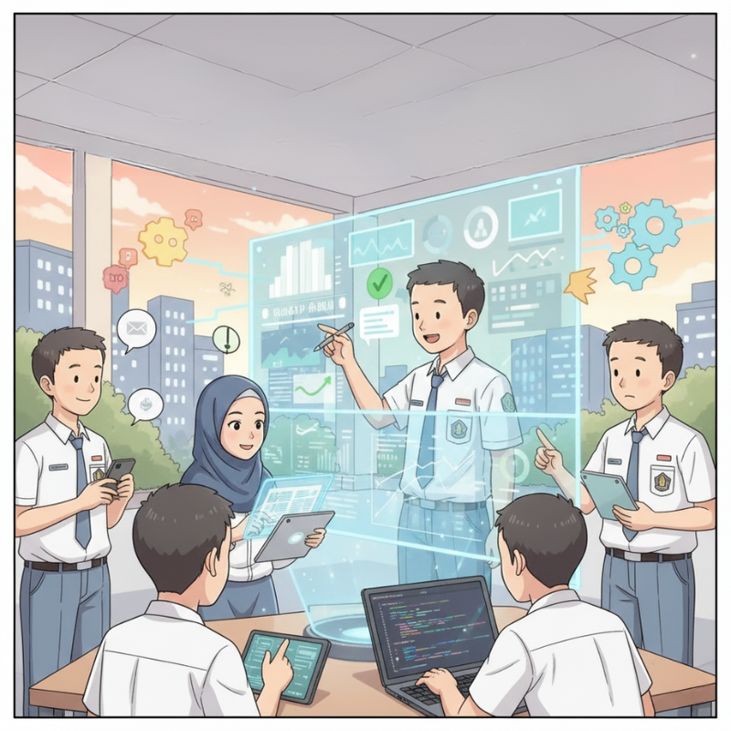 mas-ghinane-4 Membangun Komunikasi yang Harmonis antara Sekolah, Orang Tua, dan Siswa di Era Digital