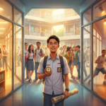 Siswa baru SMAN 13 Bandung bersinar di tengah kegiatan ekstrakurikuler yang beragam seperti robotik, paduan suara, dan olahraga.