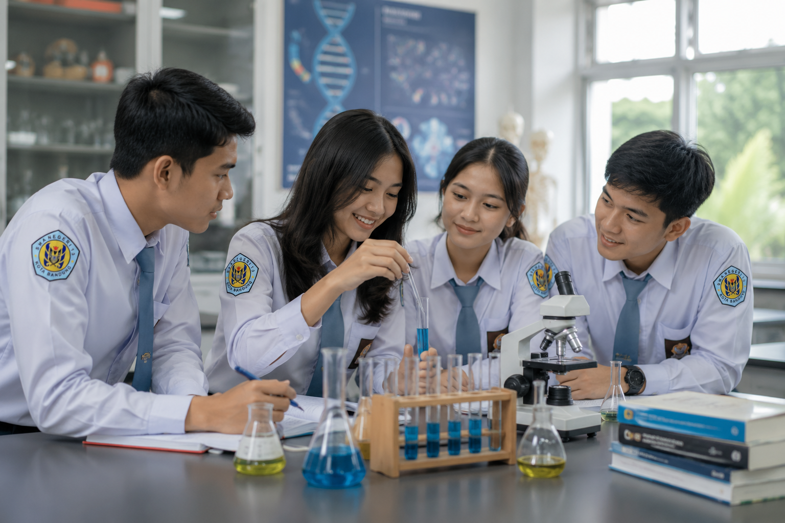 Siswa Program MIPA SMAN 13 belajar sains dan mempersiapkan kompetisi serta peluang SNBP