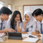 Siswa SMA mencari informasi jurusan kuliah anak IPA dan IPS untuk menentukan pilihan studi sesuai minat dan kemampuan