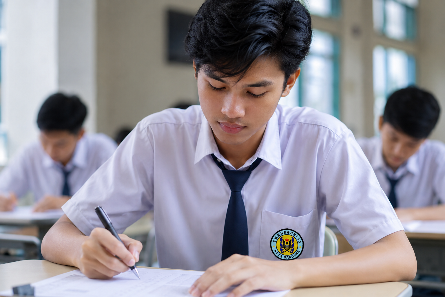 Siswa SMA belajar mempersiapkan TKA SMA dan memahami materi Tes Kemampuan Akademik